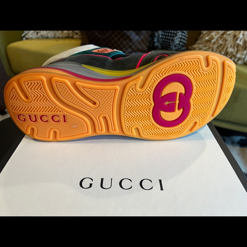 Gucci Ultrapace Mid 'Green Teal' Green/Teal/White 598132-0PVZ0-3185 - Picture 5 of 7